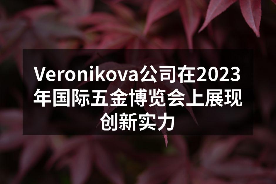 Veronikova展位吸引众多参观者